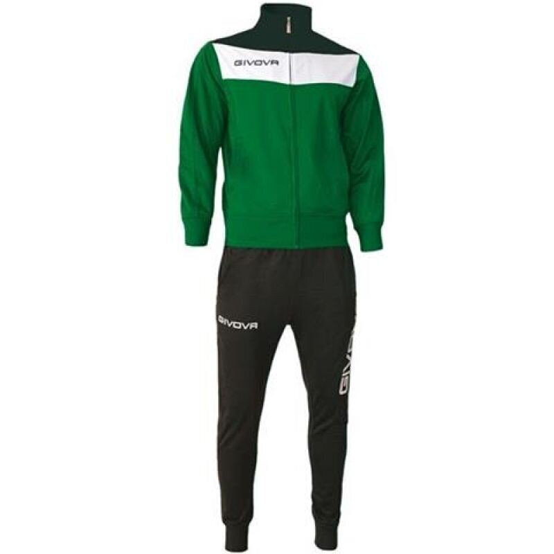 Sporta tērps vīriešiem Givova Tuta Campo TR024 1310, zaļš цена и информация | Sporta apģērbs vīriešiem | 220.lv