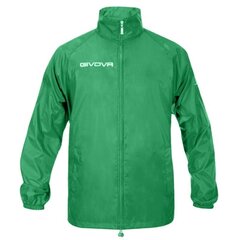 Спортивная куртка мужская Givova Rain Basico RJ001 0013, зеленая цена и информация | Мужская спортивная одежда | 220.lv
