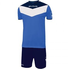 Спортивный костюм мужской Givova Kit Campo KITC53 0204, синий цена и информация | Мужская спортивная одежда | 220.lv