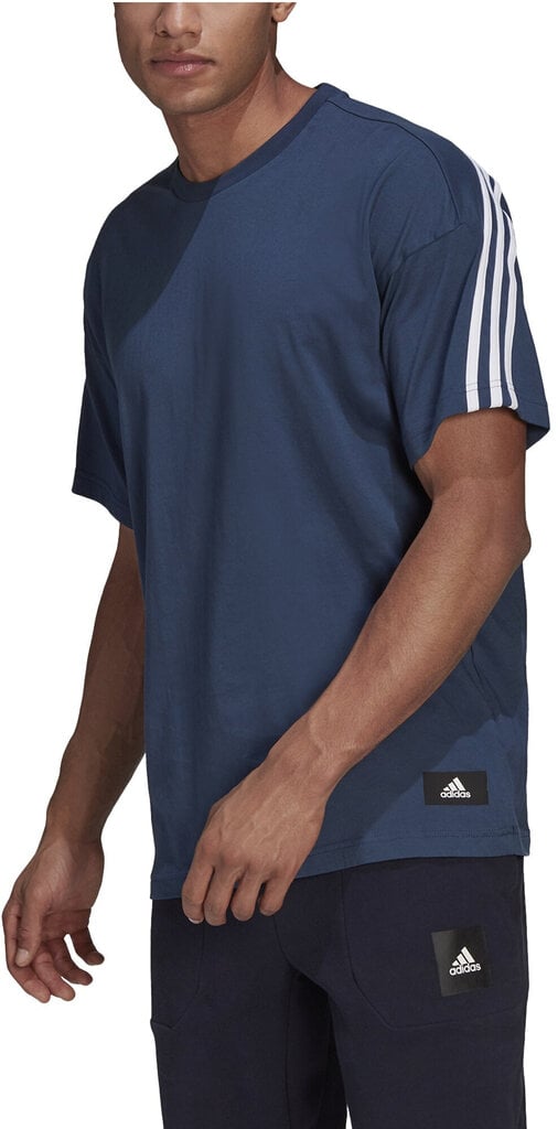 Adidas T-Krekli M Fi Tee Ss A Blue GP9509/2XL cena un informācija | Vīriešu T-krekli | 220.lv