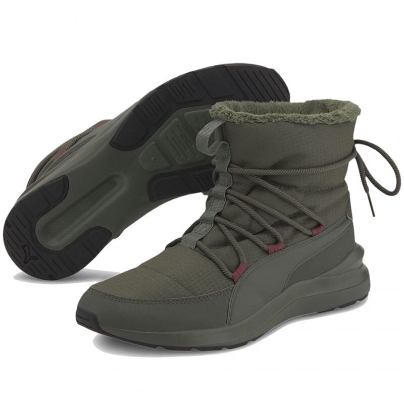 Ziemas zābaki sievietēm Puma Adela Winter Boot Thyme W 369862 05, zaļi cena un informācija | Sporta apavi sievietēm | 220.lv