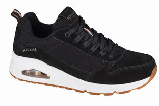 Sporta apavi sievietēm Skechers Uno-Two For The Show 73672-BLK, melni cena un informācija | Sporta apavi sievietēm | 220.lv