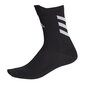 Sporta zeķes vīriešiem Adidas Alphaskin Crew Ultralight M FS9763, melnas цена и информация | Vīriešu zeķes | 220.lv