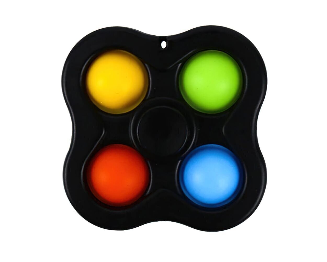 Pop It rotaļlietu vērpējs, 4 krāsas, melns cena un informācija | Galda spēles | 220.lv