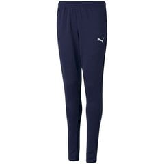 Sporta bikses bērniem Puma team Rise Poly Training Pants Junior 657391 0, zilas cena un informācija | Bikses zēniem | 220.lv