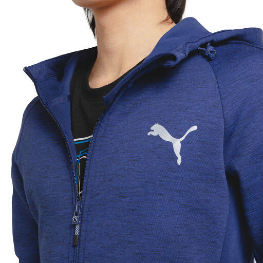 Puma Džemperi Evostripe FZ Hood Blue цена и информация | Vīriešu jakas | 220.lv