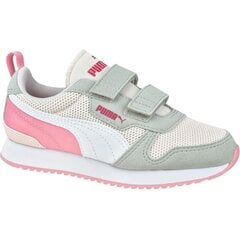 Кеды детские Puma R78 V PS Jr 373617 04, 59397, серый / розовый цена и информация | Детская спортивная обувь | 220.lv