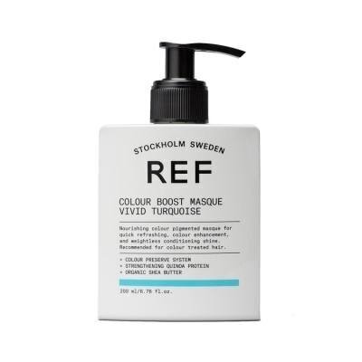 REF Colour Boost Masque maska (Krāsa - Vivid Turquoise, 200 ml) cena un informācija | Kosmētika matu stiprināšanai | 220.lv