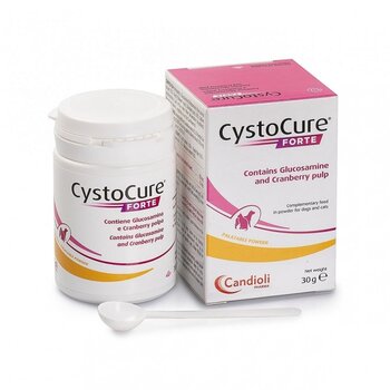 CystoCure FORTE 30г порошок цена и информация | Витамины, пищевые добавки для кошек | 220.lv