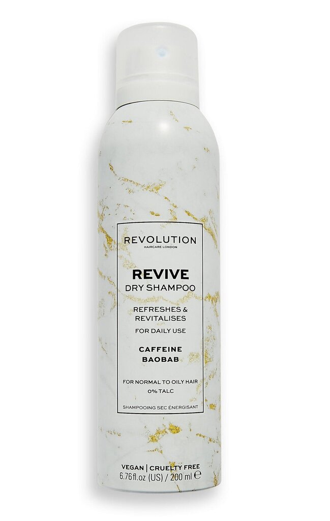 Atsvaidzinošs sausais matu šampūns Revolution Haircare Revive, 200 ml cena un informācija | Šampūni | 220.lv