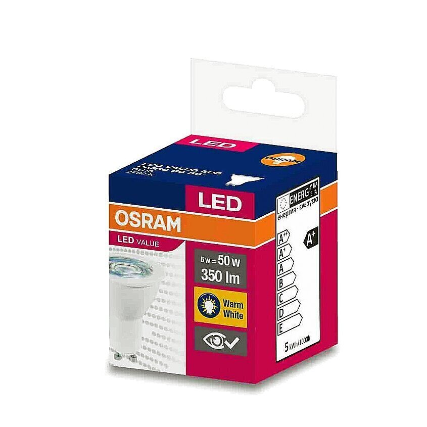 LED spuldze Osram 5W GU10 цена и информация | Spuldzes | 220.lv