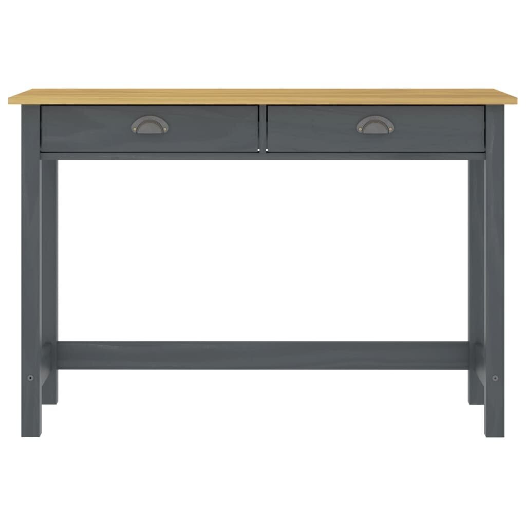 vidaXL konsoles galdiņš Hill Range, 2 atvilktnes, 110x45x74 cm, priede cena un informācija | Konsoles galdiņi | 220.lv