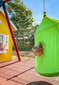 Šūpoles ar telti un piepūšamu spilvenu 4IQ Stārķa ligzda, zaļš, 110 cm cena un informācija | Šūpoles | 220.lv