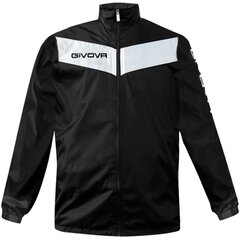 Спортивная куртка Givova Rain Scudo RJ005 1003, черная цена и информация | Givova Одежда, обувь и аксессуары | 220.lv