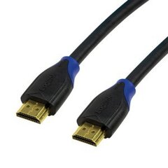 HDMI kabelis ar ārējo tīklu LogiLink CH0062 2 m Melns цена и информация | Кабели и провода | 220.lv