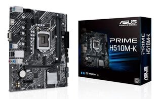 Asus PRIME H510M-K cena un informācija | Asus Datortehnika | 220.lv