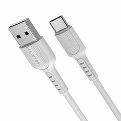 Кабель Borofone X16 USB-C 100см белый цена и информация | Кабели для телефонов | 220.lv