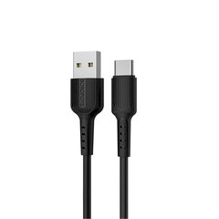 Borofone X16 USB-C kabelis 100cm melns цена и информация | Кабели для телефонов | 220.lv