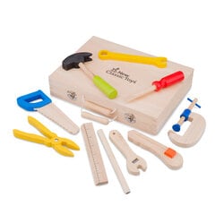 Набор деревянных инструментов (10 шт.), New Classic Toys 18280 цена и информация | Игрушки для мальчиков | 220.lv