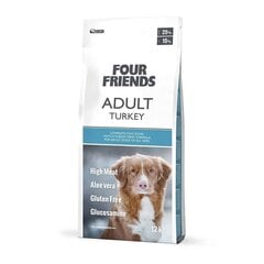 FourFriends Adult Turkey безглютеновый сухой корм для чувствительных собак с индейкой, 12 кг цена и информация |  Сухой корм для собак | 220.lv