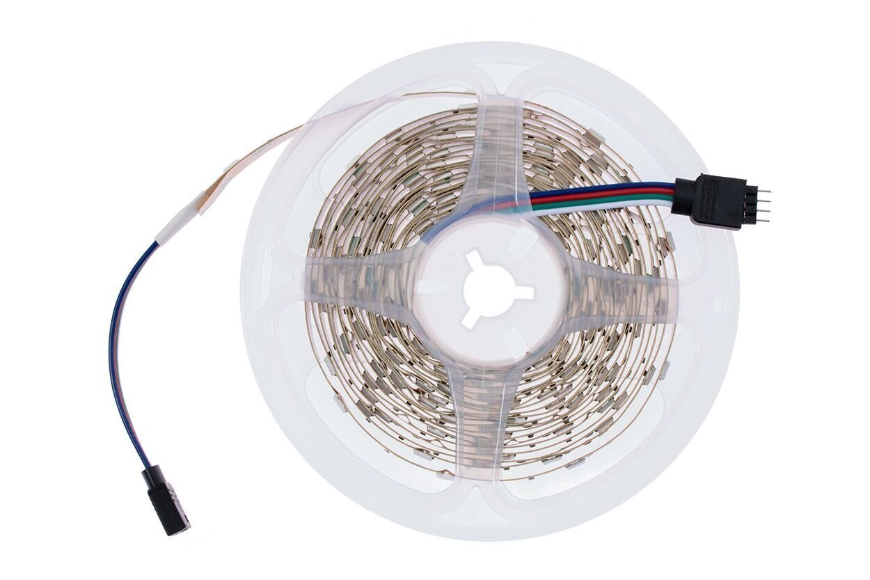 Mitrumizturīgais RGB LED lentes 5m (300 leds 5050) komplekts ar RF vadību цена и информация | LED lentes | 220.lv