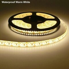 LED lente 5m 100W 6000Lm 1020 leds (smd 3014) 3000K (silti balta) цена и информация | Светодиодные ленты | 220.lv