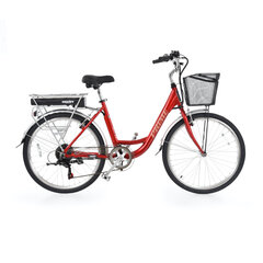 Elektriskais velosipēds Hecht Prime 26", sarkans cena un informācija | Elektrovelosipēdi | 220.lv