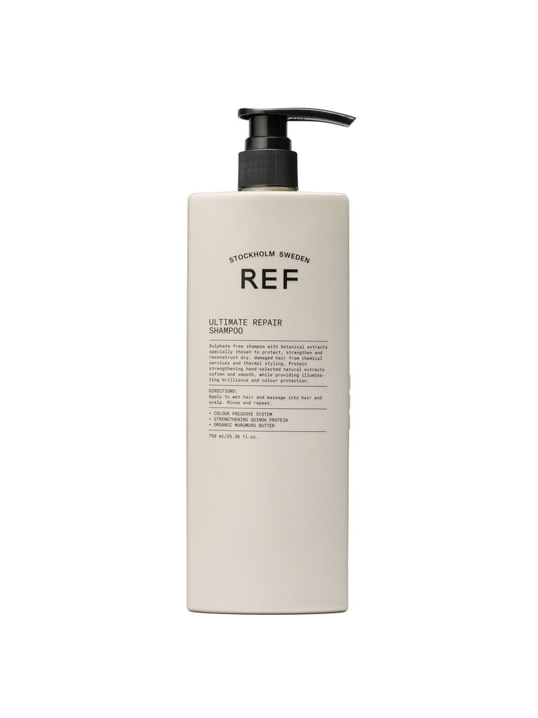 REF Ultimate repair shampoo barojošs šampūns sausiem un bojātiem matiem, 285 ml цена и информация | Šampūni | 220.lv