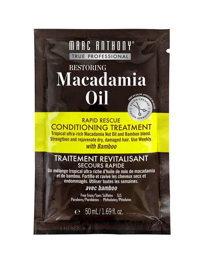 Macadamia Oil ātrās glābšanas ārstēšanas atjaunošana Marc Anthony, 50 ml cena un informācija | Matu uzlabošanai | 220.lv