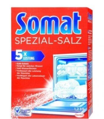 Indaplovių druska SOMAT 1,2kg цена и информация | Trauku mazgāšanas līdzekļi | 220.lv