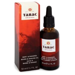 Bārdas un skūšanās eļļa Tabac Original 50 ml cena un informācija | Skūšanās piederumi, kosmētika | 220.lv