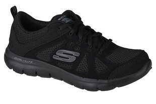 Sporta apavi sievietēm Skechers Flex Appeal 2.0 Simplistic 12761-BBK, melni цена и информация | Спортивная обувь, кроссовки для женщин | 220.lv