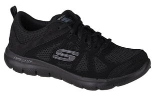 Спортивная обувь для женщин Skechers Flex Appeal 2.0 Simplistic 12761-BBK, черная цена и информация | Спортивная обувь для женщин | 220.lv