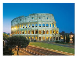 Puzle ar Romas kolizeju Clementoni Roma - Colosseo, 39457, 1000 d. cena un informācija | Puzles, 3D puzles | 220.lv