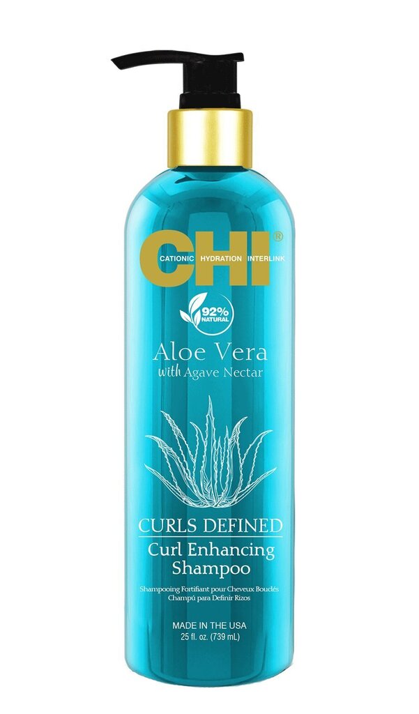 Garbanas šampūns ar alvejas un agave nektāru CHI Aloe Vera, 739 ml цена и информация | Šampūni | 220.lv