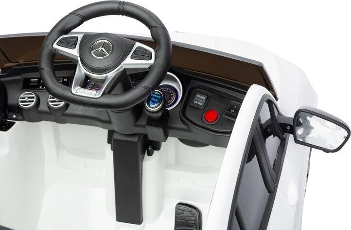 Bērnu elektromobilis Toyz Mercedes-Benz GLC 63S AMG, balts cena un informācija | Bērnu elektroauto | 220.lv
