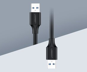 Кабель Ugreen USB 2.0 (male) - USB 2.0 (male) 0,25 m 79204 цена и информация | Кабели и провода | 220.lv