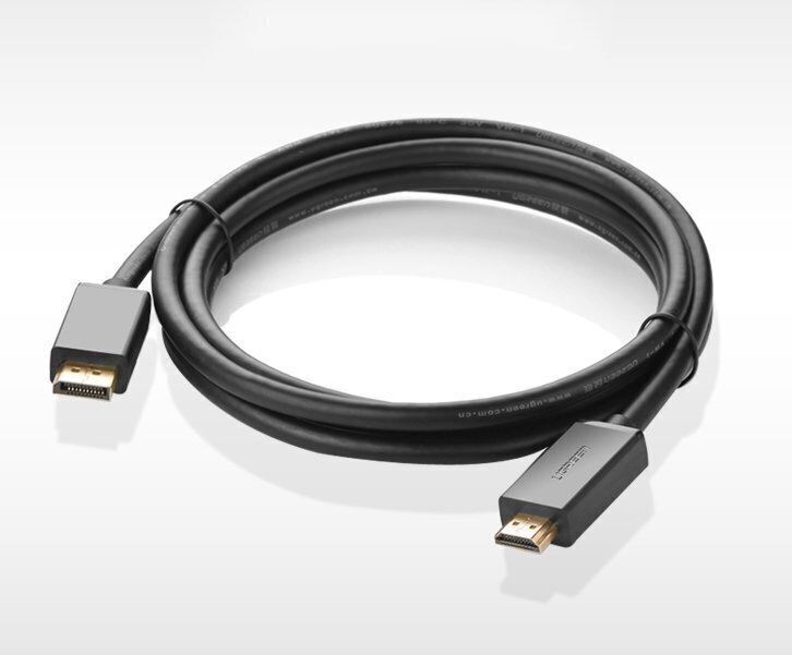 Kabelis Ugreen HDMI - DisplayPort 4K 30 Hz 28 AWG, 3 m (DP101 10203) cena un informācija | Kabeļi un vadi | 220.lv