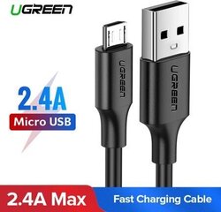 Кабель Ugreen USB - microUSB, 50 см цена и информация | Кабели для телефонов | 220.lv