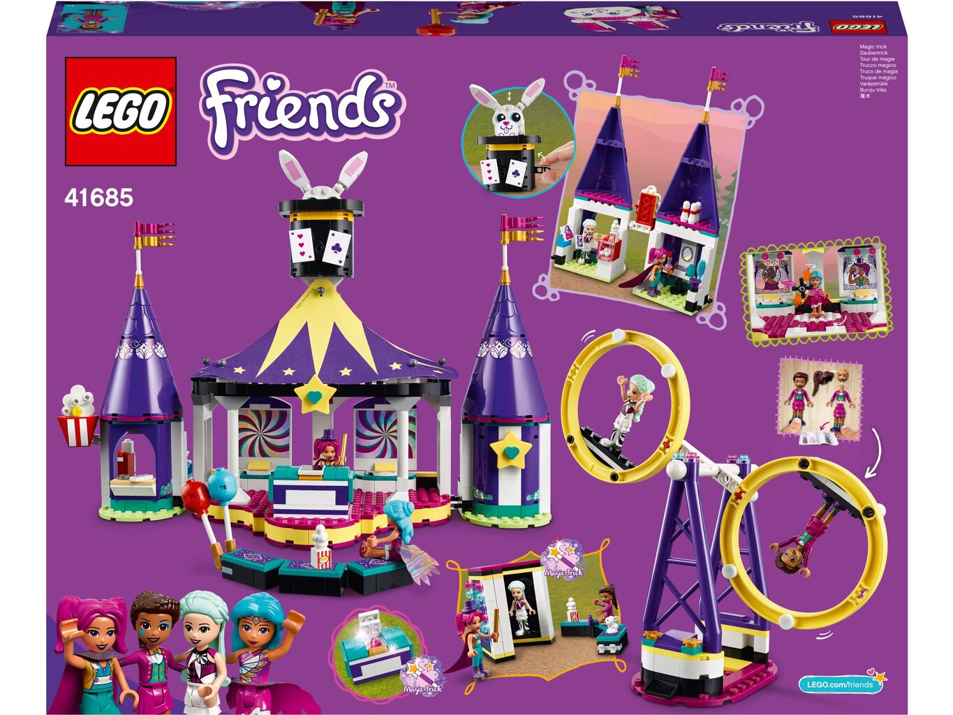 41685 LEGO® Friends Maģiskā izklaides parka atrakcija cena un informācija | Konstruktori | 220.lv