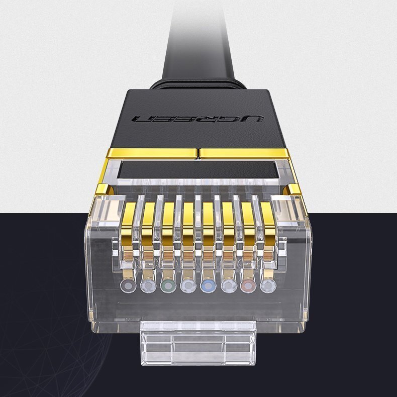 Kabelis Ugreen RJ45 Cat 7 STP LAN 10 Gbps, 10 m (NW106 11265) cena un informācija | Kabeļi un vadi | 220.lv