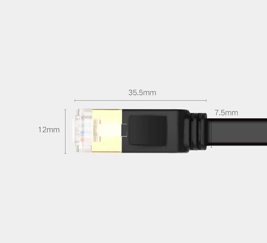 Kabelis Ugreen RJ45 Cat 7 STP LAN 10 Gbps, 10 m (NW106 11265) cena un informācija | Kabeļi un vadi | 220.lv