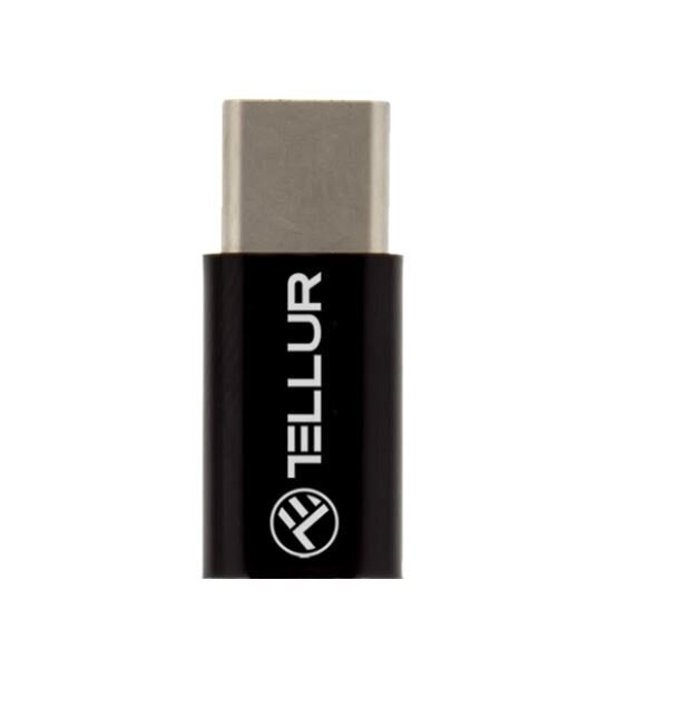 Tellur Type-C uz Micro USB adapteris, melns cena un informācija | Adapteri un USB centrmezgli | 220.lv