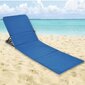 HI pludmales paklājs, salokāms, zils PVC cena un informācija | Dārza krēsli | 220.lv