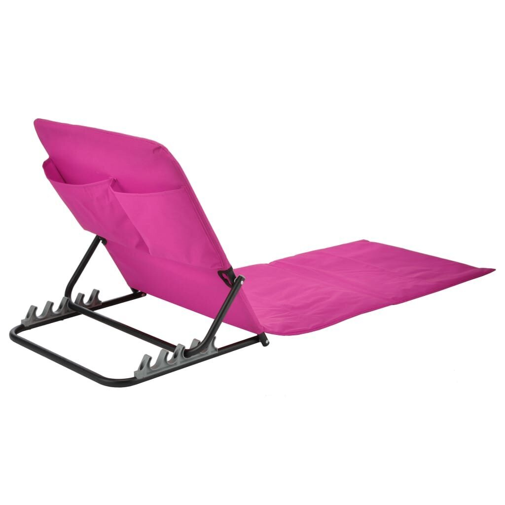 HI pludmales paklājs, salokāms, rozā PVC цена и информация | Dārza krēsli | 220.lv