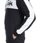 Džemperis vīriešiem Reebok Te Linear Logo Fz Hoody M FU3131, melns cena un informācija | Vīriešu jakas | 220.lv