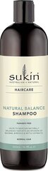 Балансирующий шампунь для волос Sukin Natural Balance 500 мл цена и информация | Шампуни | 220.lv