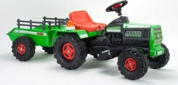 Bērnu elektriskais traktors ar piekabi Injusa Basic cena un informācija | Bērnu elektroauto | 220.lv
