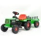 Bērnu elektriskais traktors ar piekabi Injusa Basic cena un informācija | Bērnu elektroauto | 220.lv