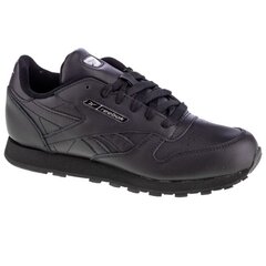 Кеды детские Reebok Classic Leather Jr EH1962, 65917, черные цена и информация | Детская спортивная обувь | 220.lv